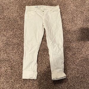 Gap Extra Long White Jeans